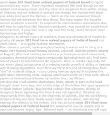 Mcm 101 Final Term Solved Papers Of Federal Board Research Paper Term Paper Research Paper Outline