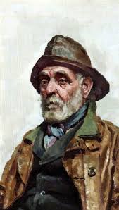 Artwork Replica The Old Man by Francis Reily (1858-1928)