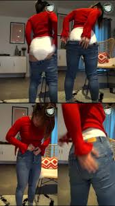 Would you dare to go out with a stinky diaper under your clothes like this  new