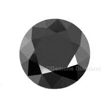 0 50 Carat Round Brilliant Loose Natural Black Diamond