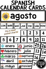 Spanish Calendar This Set Of Spanish Calendar Cards Is A Great Way To Highlight The Day Elementary Spanish Spanish Lesson Plans Middle School Spanish Lessons