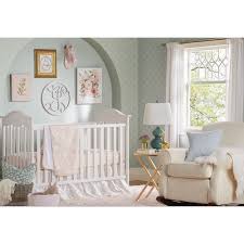 Bumperless 4 piece crib bedding sets. Sweet Potato By Glenna Jean Lil Princess 3 Piece Crib Bedding Set Walmart Com Walmart Com