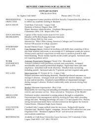 Current positions on a résumé typically list the starting date to the present. Meaning Of Reverse Chronological Order Resume Template Resume Builder Resume Example