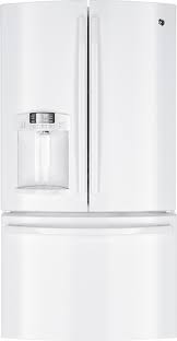 2 years old ge café™ series 28.6 cu. Best Buy Ge 28 6 Cu Ft French Door Refrigerator With Thru The Door Ice And Water White Gfe29hgdww