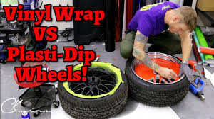 Are vinyl wraps on cars a good option? The Difference Between Vinyl Wrap And Plasti Dip Your Wheels Which One Do You Prefer Youtube