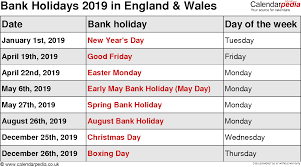 Maybe you would like to learn more about one of these? Bank Holidays 2019 In Uk Holiday Calendar Holiday August Holidays