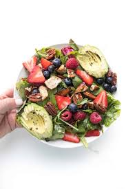 How to hold a baby chick. Whole30 Keto Balsamic Chicken Berry Salad Tastes Lovely