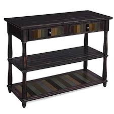 Vasagle Console Table With Colorful Drawers 3 Tier Entryway Table With Shelves For Living Room Dining Room Hallway Assembly Without Tools Turned Wood Legs