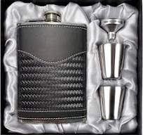 Amazon.com: LHD HOME Hip Flasks for Men Leather Hip Flask ...