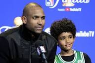 Watch: Al Horford's swat sees the ball land in son Ean's lap much ...
