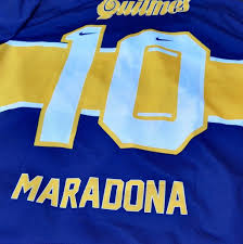 Ca Boca Juniors Maradona 10 Men S Retro Soccer Jersey 25 10 1997 Boca Juniors Camisetas De Futbol Club Atletico Boca Juniors