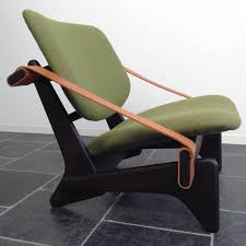 Exceptionally Rare And Beautiful Low Chair In The Style Of Noguchi 1950 1stdibs Com Low Chair Vintage Leather Chairs Leather Armchair Modern