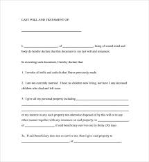 Because of its importance, you need to understand what you're doing when you create it. Free 7 Sample Last Will And Testament Forms In Ms Word Pdf