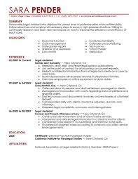 Paralegal Legal Assistant Legal Secretary Cover Letter And Resume Cover Letter For Resume Resume Examples Resume Objective