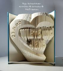 Einfach bücher falten diy anleitung für anfänger vorlage. Orimoto Kirimoto Hochzeitsbuch Herz Kirimoto Orimoto Schachtner Meissner Bookfolding Buchfalten Bookart Buchku Orimoto Bucher Falten Herz Bucher Falten