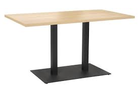 Sapphire Cafe Table Square Double Base Black Frame 1400l X 700w Table Cafe Tables Square Tables