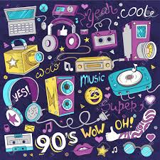 Cartoon images were then used as simple, preliminary drawings prior to larger, more complicated works of art. Hipster Collage Im Cartoon Stil Vorlagen Elemente Von Fahrrad Kopfhorer Musik Und Stil Vektor Illustration Lizenzfrei Nutzbare Vektorgrafiken Clip Arts Illustrationen Image 78171356