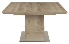 Like oval tables, larger square dining tables are a more unusual choice, as they require more space along both length and width than most dining tables. Setis Sierra Oak Square Extending Dining Table Style Our Home