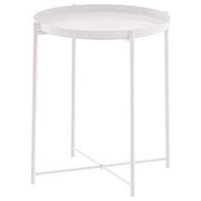 Made with a concrete resin blend, which is a bit lighter than solid concrete. Jane Eyre Jane Eyre Tray Metal End Table Small Round Side Table Accent Coffee Table Nightstand Bedside Table Anti Rust Outdoor