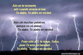 reflexiones aun en la tormenta aun cuando arrecia el mar te alabo te alabo en verdad aun sin muchas palabras aunque no se alabar te image weather signs