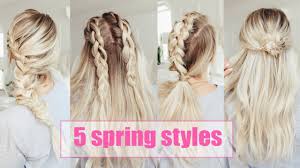With a top selection of 75 cute hairstyles for girls! 5 Cute Hairstyles For Spring Easy Twist Me Pretty Youtube