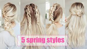 Maybe you would like to learn more about one of these? 5 Cute Hairstyles For Spring Easy Twist Me Pretty Youtube
