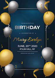 We have beautiful models of birthday invites so you can choose the one you like the most!. Free Customized Birthday Invitation Card Create Custom Wishes