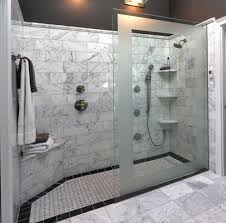 These doorless showers rely on smart drainage rather than enclosures to keep your bathroom dry. Doorless Showers Designs For Modern Bathroom With Frames Sobify