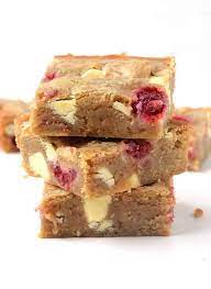 White Chocolate And Raspberry Blondies Recipe Raspberry Recipes Blondies Recipe Dessert Recipes