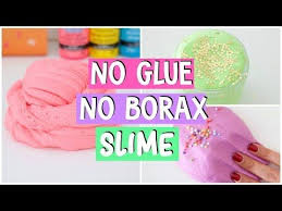 How To Make Crystal Clear Slime With 2 Ingredient Slime With Glue No Borax Youtube Diy Slime Recipe Homemade Slime Borax Slime