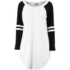 Black And White Long Sleeve Shirt Womens Heidi Contrast Basketball Oversized Tee Oversized White T Shirt White Long Sleeve Tee Oversized Long Sleeve Shirt