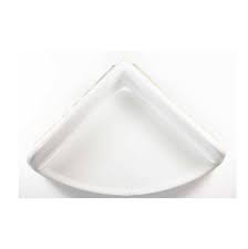 Urban outfitters' omera corner shelf has a retro feel, yet it blends beautifully with current boho chic urban outfitters' wesley corner shelf is a great choice for small powder rooms, especially when. Lenape Large Matte White Shower Shelf Plum Street Pottery