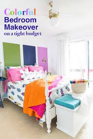 Apartment decorating on a budget may sound like an impossible task, but good taste doesn't have to be expensive. Colorful Guest Bedroom Makeover On A Budget In My Own Style