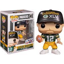 Nfl Football Aaron Rodgers Green Bay Packers Super Bowl Champions Xlv Funko Pop Vinyl Figure Popcultcha