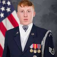 U.S. Air Force Tech. Sgt. Ryan Folks poses for a photo