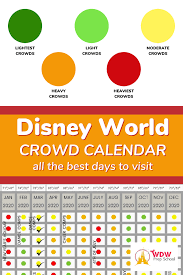 Disney World Crowd Calendar In 2020 Disney World Crowd Calendar Crowd Calendar Disney World
