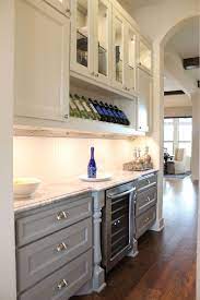 Burrows Cabinets Butlers Pantry White And Grey Wine Storage Grey Kitchen Cabinets Kitchen Butlers Pantry Pantry Design