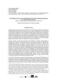 Nature of administrative law judicial review intensity of review review and appeal application for judicial review. Pdf The Principle Of Legality In Administrative Law Internationalisation