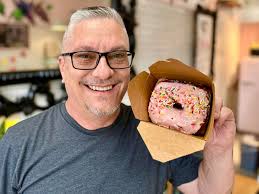 We finally got a REAL Valkyrie doughnut from Valhalla Bakery St Pete. And  of course it had to be the pink frosted with sprinkles. Mmmm Doughnuts!!!  📍2444 Central Avenue, St. Pete, FL