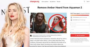 355 people have signed this petition. Online Petition Calling For Aquaman 2 To Drop Amber Heard Has Over 190 000 Signatures Mothership Sg News From Singapore Asia And Around The World