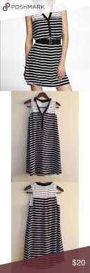 Black And White Striped Tank Top Dress Express Black And White Striped Shirt Dress Striped Shirt Dress Clothes Design Express Dresses