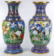 Asian Cloisonne Vases Vase Cloisonne Contemporary Floor Vases
