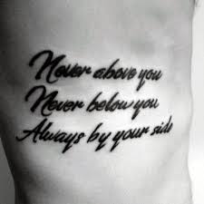 40 Rib Zitat Tattoo Designs Für Männer Reminder Ink Ideas