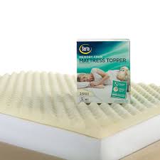 Serta 2 1 2 Inch Memory Foam Reversible Mattress Topper Kohls Mattress Mattress Topper Memory Foam Mattress Topper