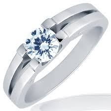 Consulta todas las tiendas en madrid donde comprar anillos. Anillo De Compromiso Oro Blanco 18k Con Diamante 1197