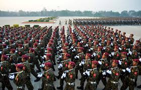 Supporters of myanmar's junta attacked people protesting the military government that took power in a coup, using slingshots, iron rods and knives thursday to injure several of the demonstrators. The U N Says Myanmar Continues To Face The Risk Of Genocide But That Won T Stop The Military From Doubling Down