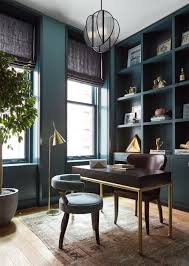 A Stately Study Interior Design By Consort Photo Reid Rolls Case Di Design Ufficio In Casa