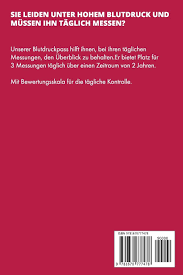 Lifeline hinter einem blutniederdruck kann zum beispiel eine schilddrüsenunterfunktion stecken, die in vielen fällen ein leben lang mit hormontabletten therapiert werden muss. Blutdruckpass Blutdrucktagebuch Fur Die Taglichen Messwerte A5 I B5 I 120 Seiten I Organizer I Softcover I Ubersichtlich Gestaltet Und Platz Fur 2 Naturlich Und Behalten Sie Die Ubersicht Amazon De Pb