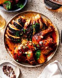 This recipe is better than chinese restaurants the first step is deep frying the chicken. Sweet And Spicy Gochujang Honey Roast Chicken And Potatoes I Am A Food Blog I Am A Food Blog