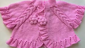 Firfirli Bolero Yapimi Iki Sis Triko Orgu Bebek Kazak Modelleri
